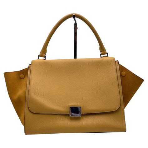 celine box bag yellow|yellow Celine handbags.